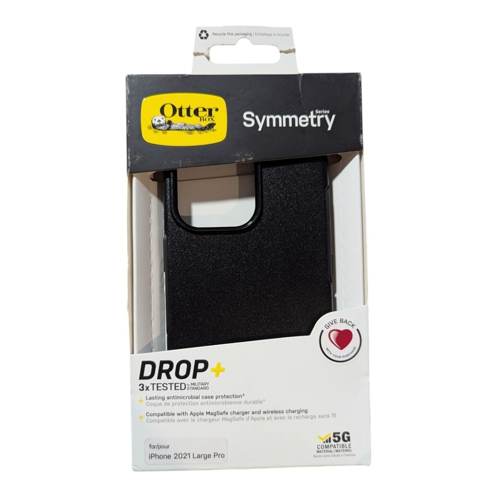 i2. Otterbox Symmetry Case for Apple iPhone 2021 Large Pro (13 Pro) -‎ Black